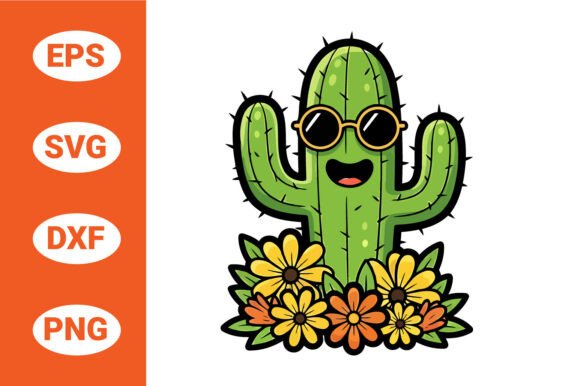 Cool Cactus with Sunglasses Retro Floral Review