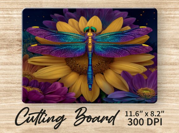 Dragonfly Floral Glass Cutting Board Review