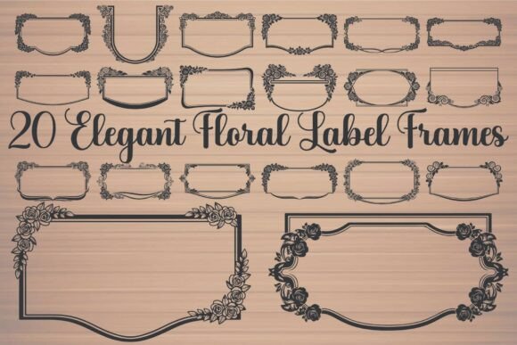 Elegant Floral Label Frames: A Designer's Real-World Review