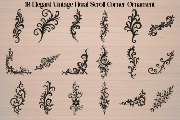 Elegant Vintage Floral Scroll Corner Review