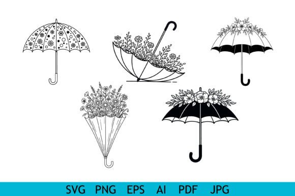 Floral Umbrella Vector Collection: A Designer's Review