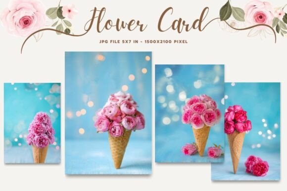 Flower Card Floral Greeting Postcard_37 Embroidery Review