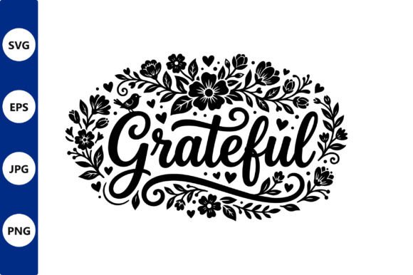 Grateful Floral Vector Wreath Review for Real Projects