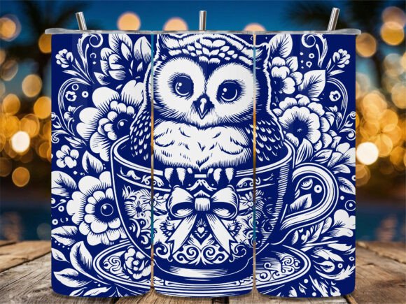 Owl Floral Teacup Review for Real Embroidery