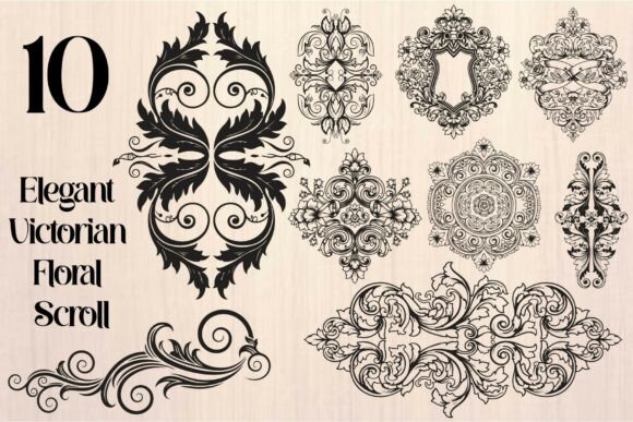 Review: Elegant Victorian Floral Scroll for Real Embroidery